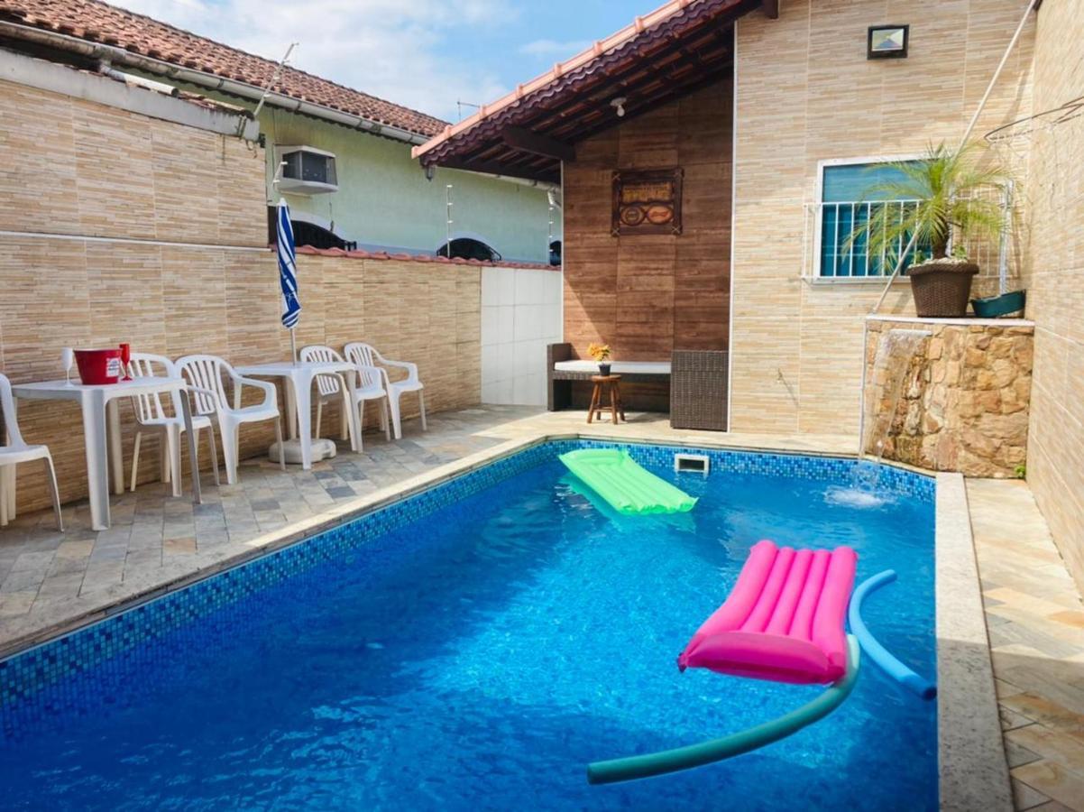 Casa Moderna E Aconchegante Com Opcao De Piscina Aquecida Cobrado A Parte, Area Gourmet Com Churrasqueira Em Deck Coberto, Lareira Na Sala A Apenas 50 Metros Da Praia Villa Praia Grande  Buitenkant foto